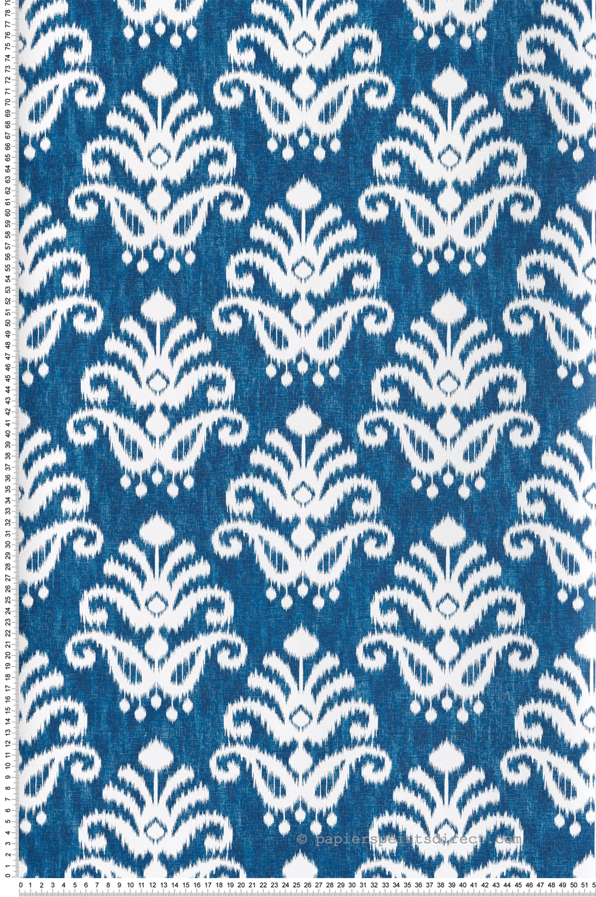 Papier peint Médaillon Tie and Dye bleu - Happy de Lutèce | Réf. LTC-FD26329