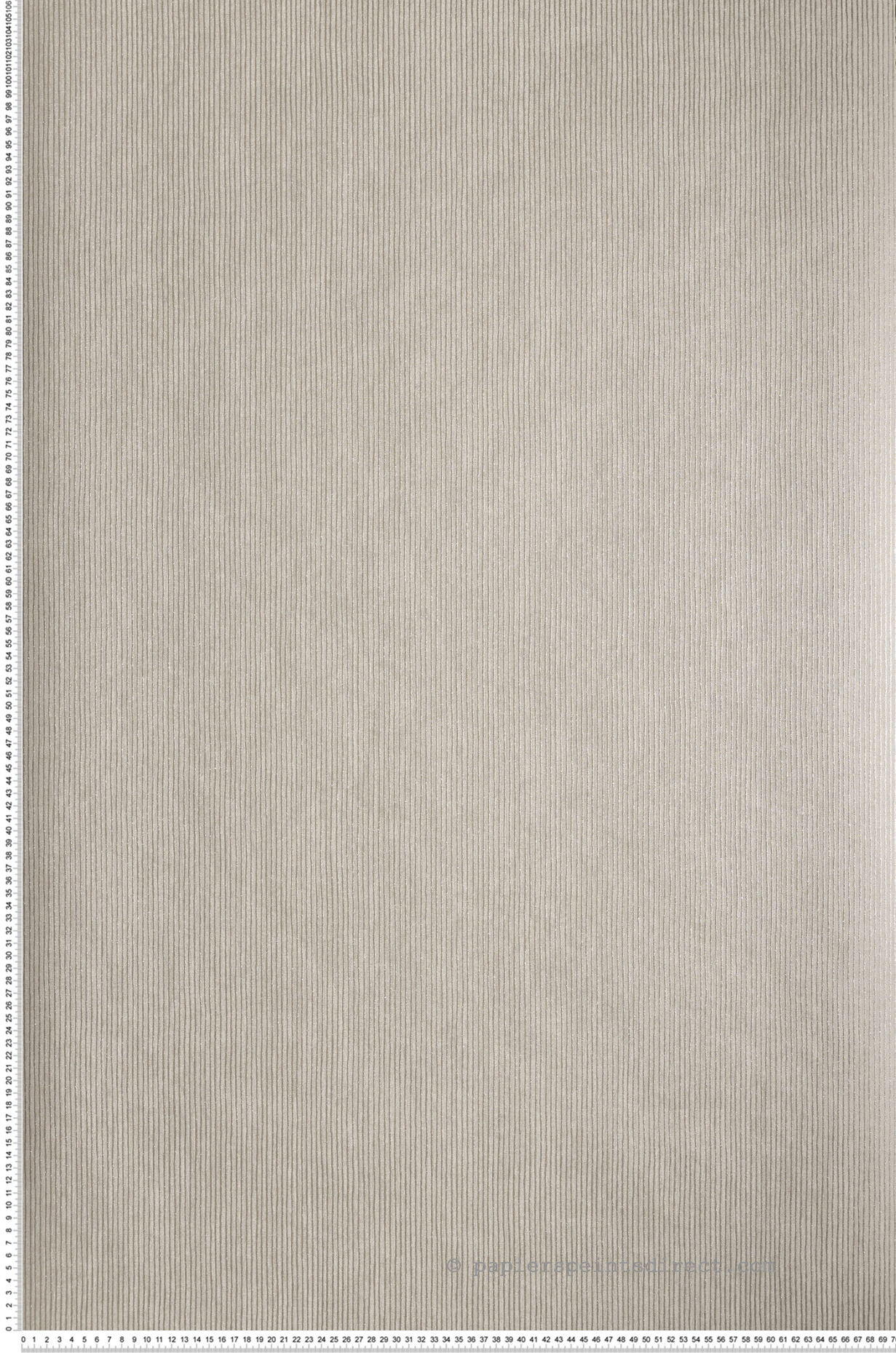 Papier peint Rayure Sulpice gris - Printemps Viennois de Casamance | Réf. CAS-A74200334