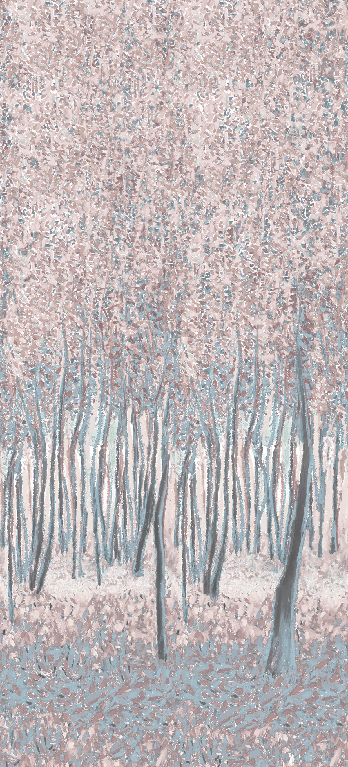 Papier peint panoramique Sylve Décor Gris A - 1/2/3 - Isidore Leroy