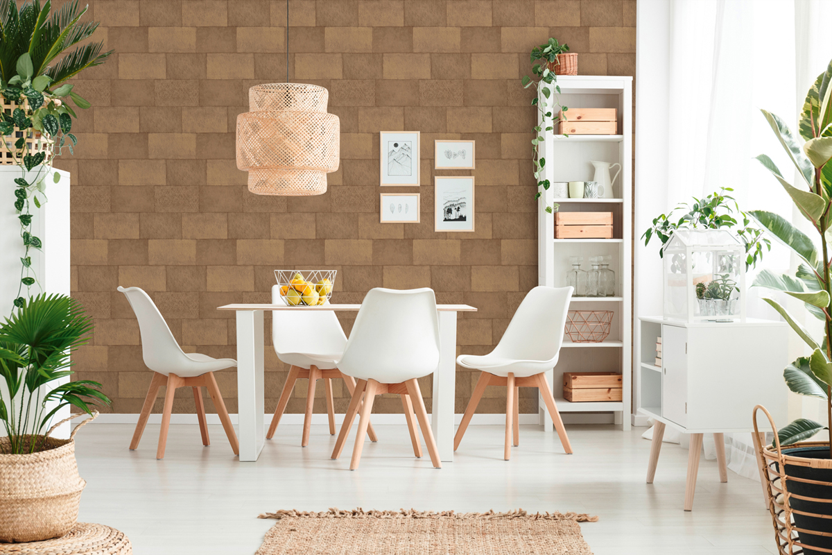 Papier peint Mur de Pierre Grattée brun - Titanium 3 d'AS Création | Réf. SP15616