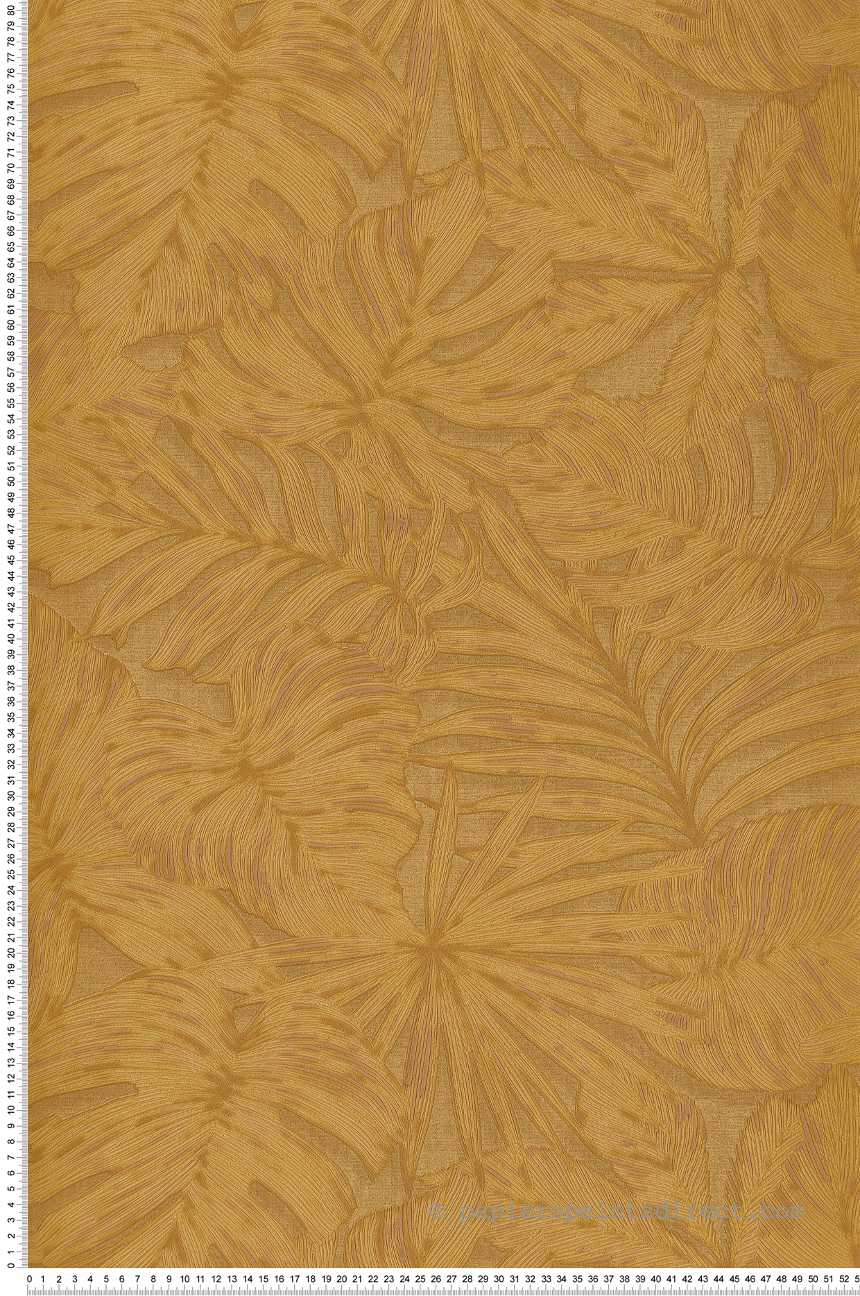Papier peint Feuilles Granada jaune - Nicaragua de Casadéco | Réf. NICA86432525