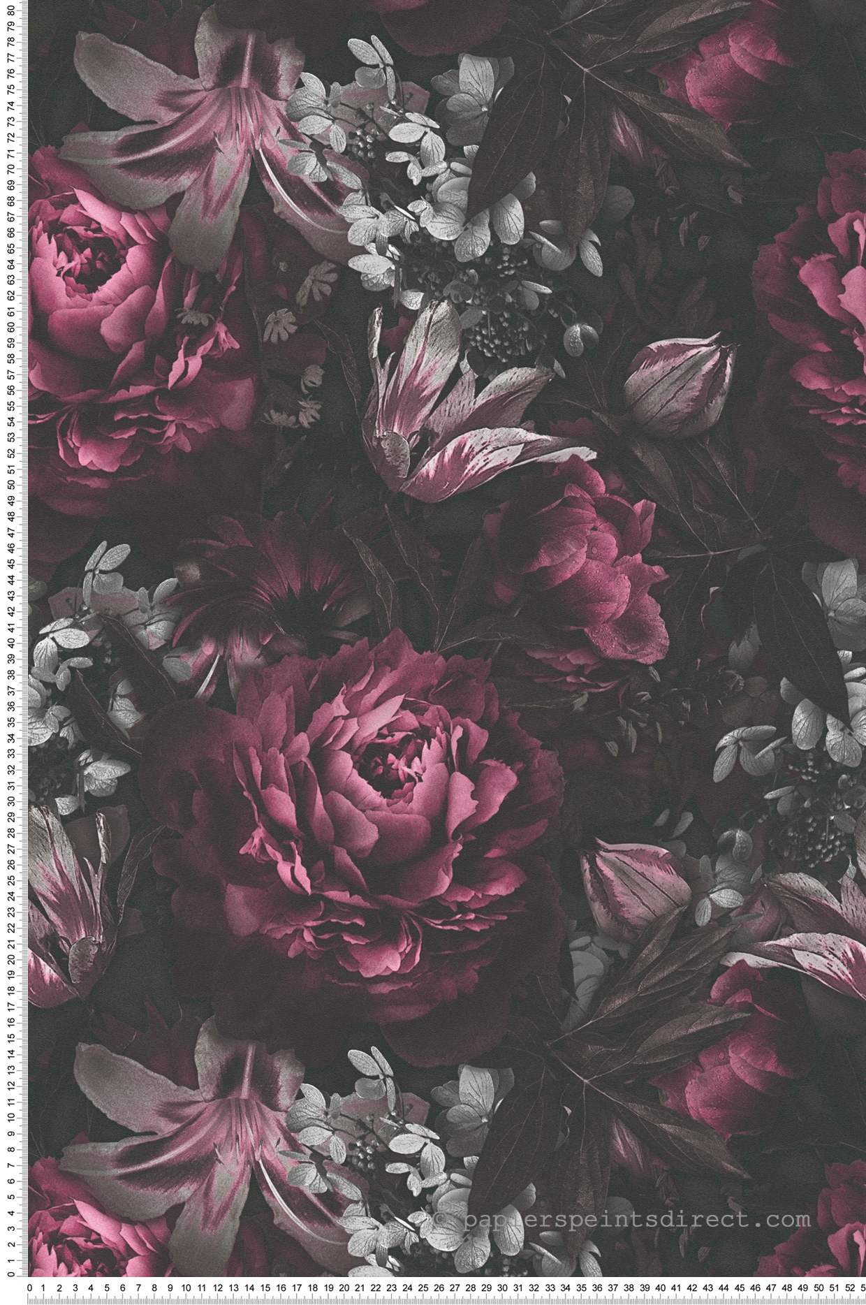 Papier peint Parfum Fleuri rose violet - Pintwalls d'A.S. Création | Réf. AS-385094