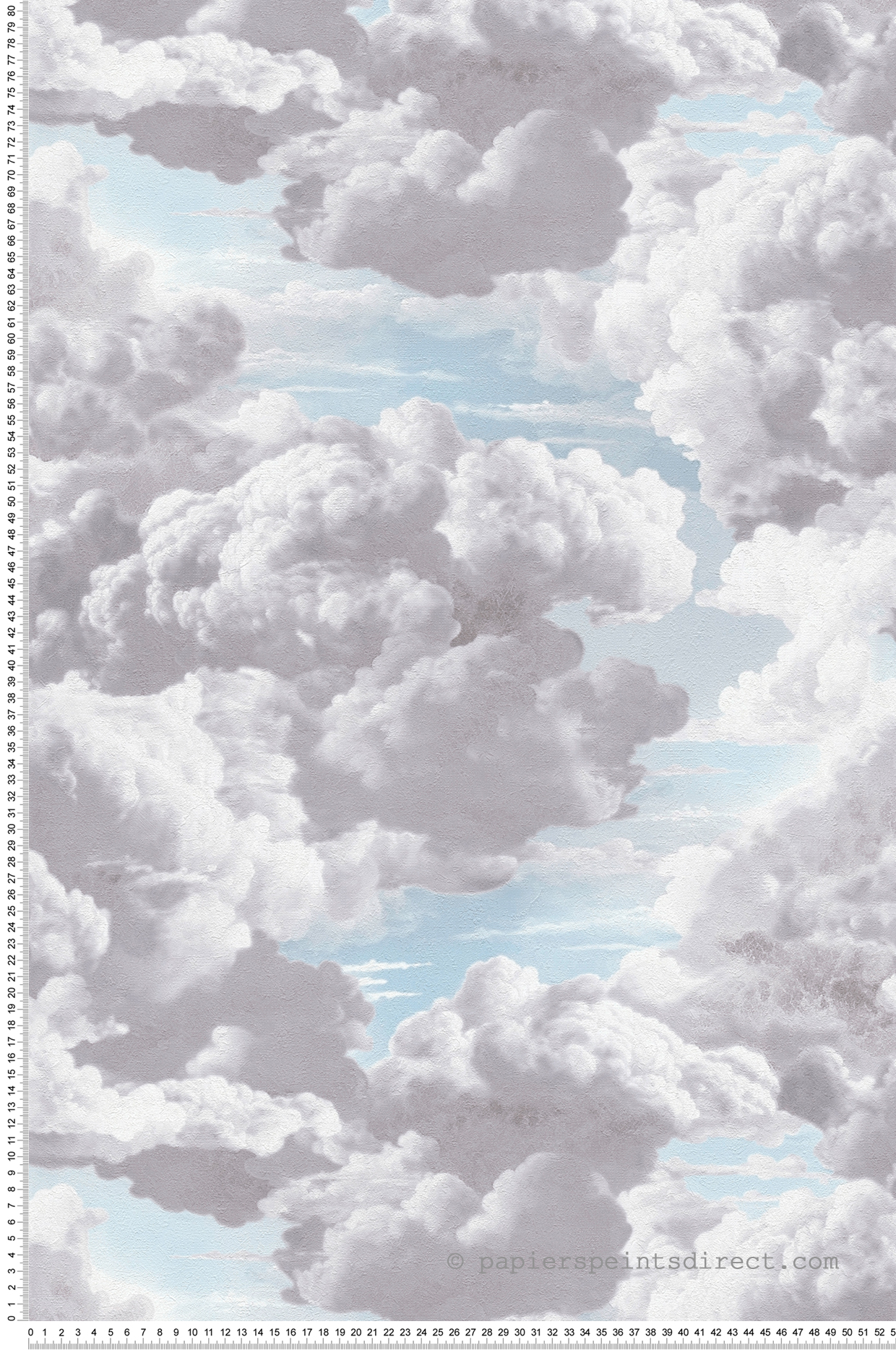 Papier peint Ciel Nuages gris bleu - Metropolis Michalsky 6 de Livingwalls | Réf. AS-399856