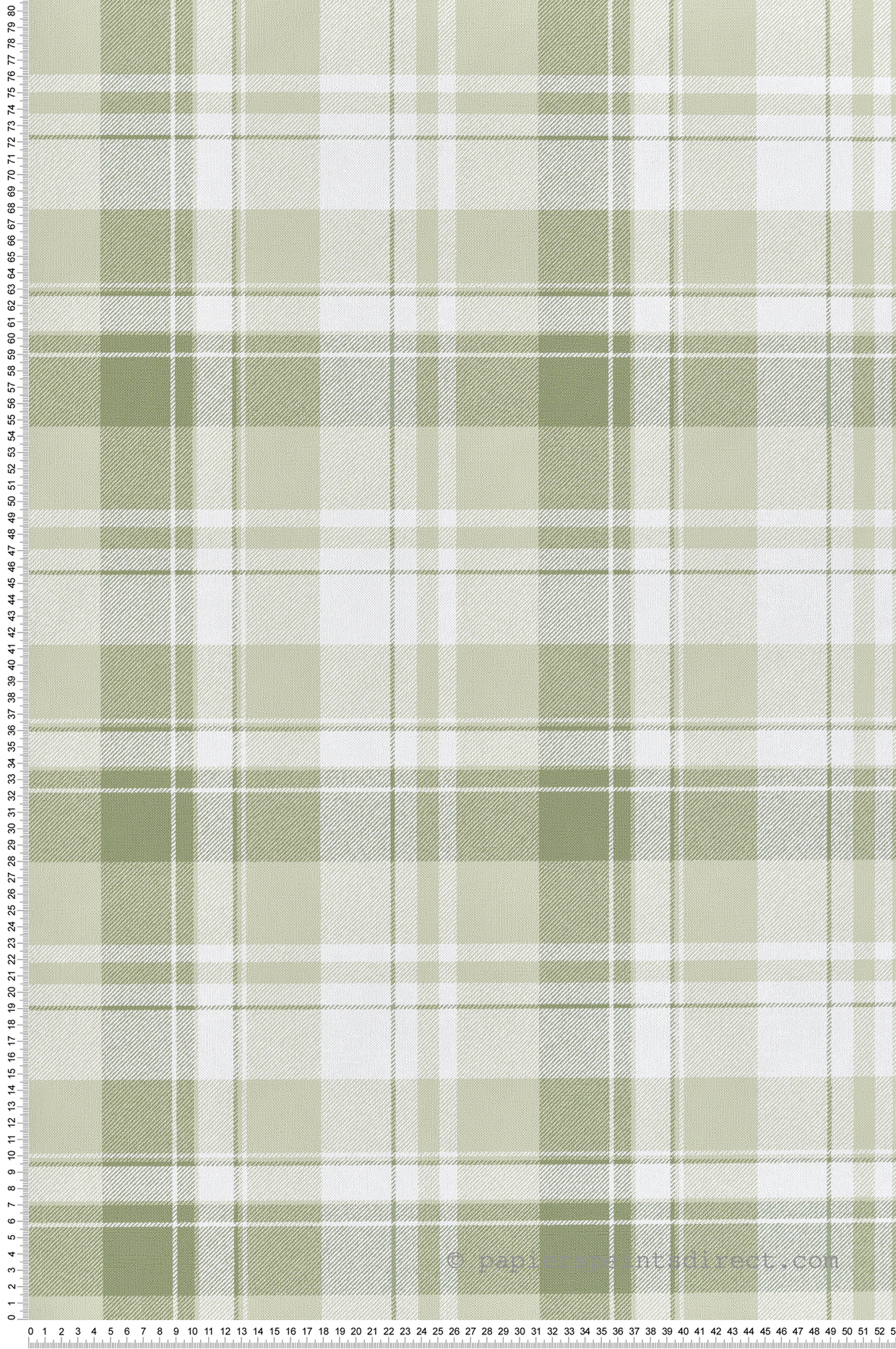 Papier peint Carreaux Tartan vert - Garden Party 2 de Montecolino | Réf. MC-8388