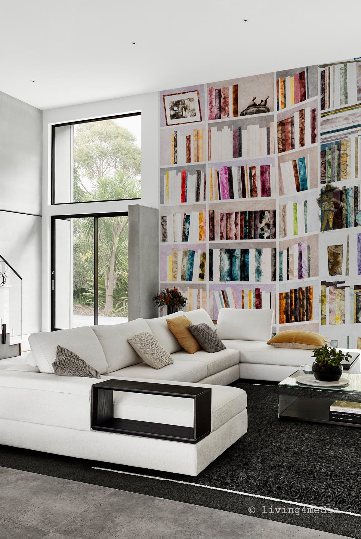 Papier peint panoramique Bibliothèques Original A - 1/2/3 AMB3 - Isidore Leroy