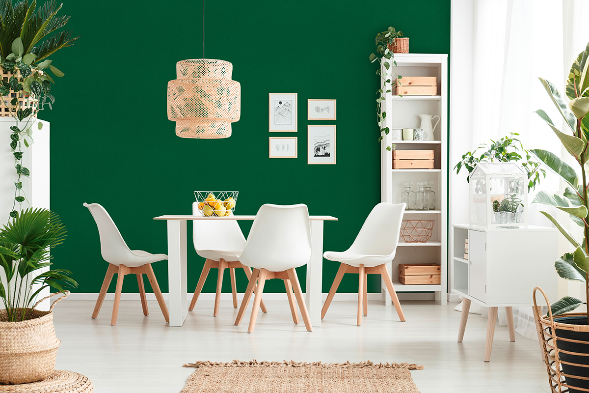 Papier peint Uni Lisse vert forêt - Dream Flowery de Architects Paper | AMB Réf. 3836-48