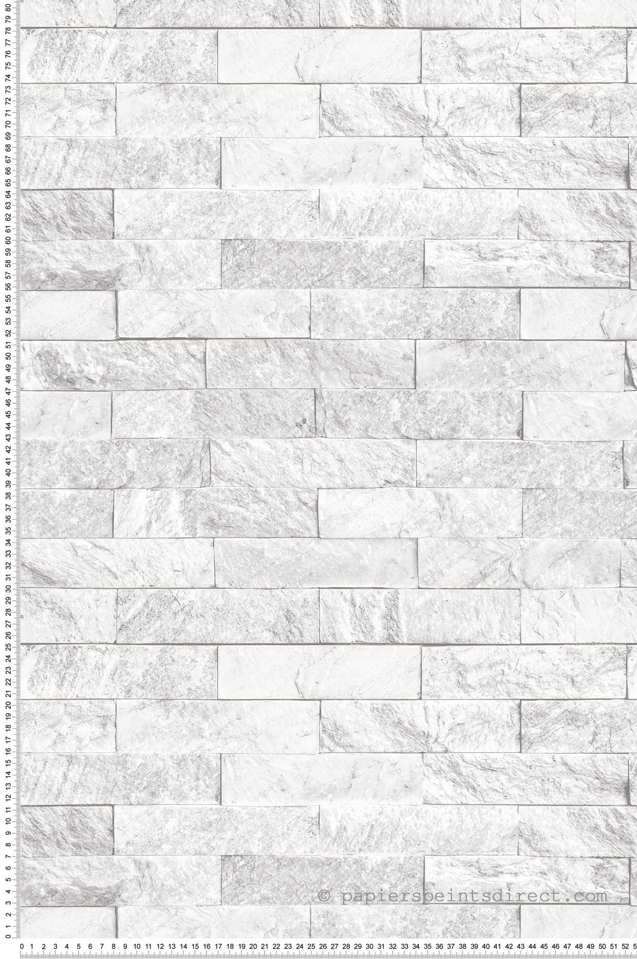 Papier peint pierre Parement gris clair - Style Cuisine 3 de Lutèce | Réf. LTC-CK36625