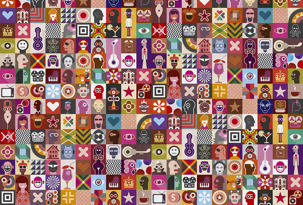 Papier peint panoramique Fresque Street Art Come Asyouare1 - Référence DD113847 - Intissé 200g/m2 - Standard 400 x 270