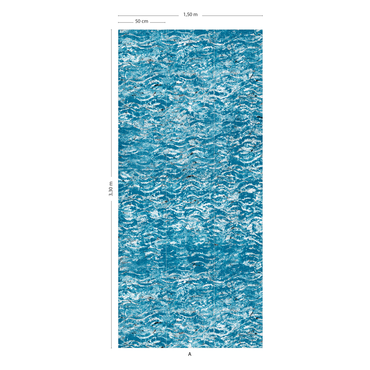 Papier peint panoramique Aqua Mediterannée A 1/2/3 - Isidore Leroy