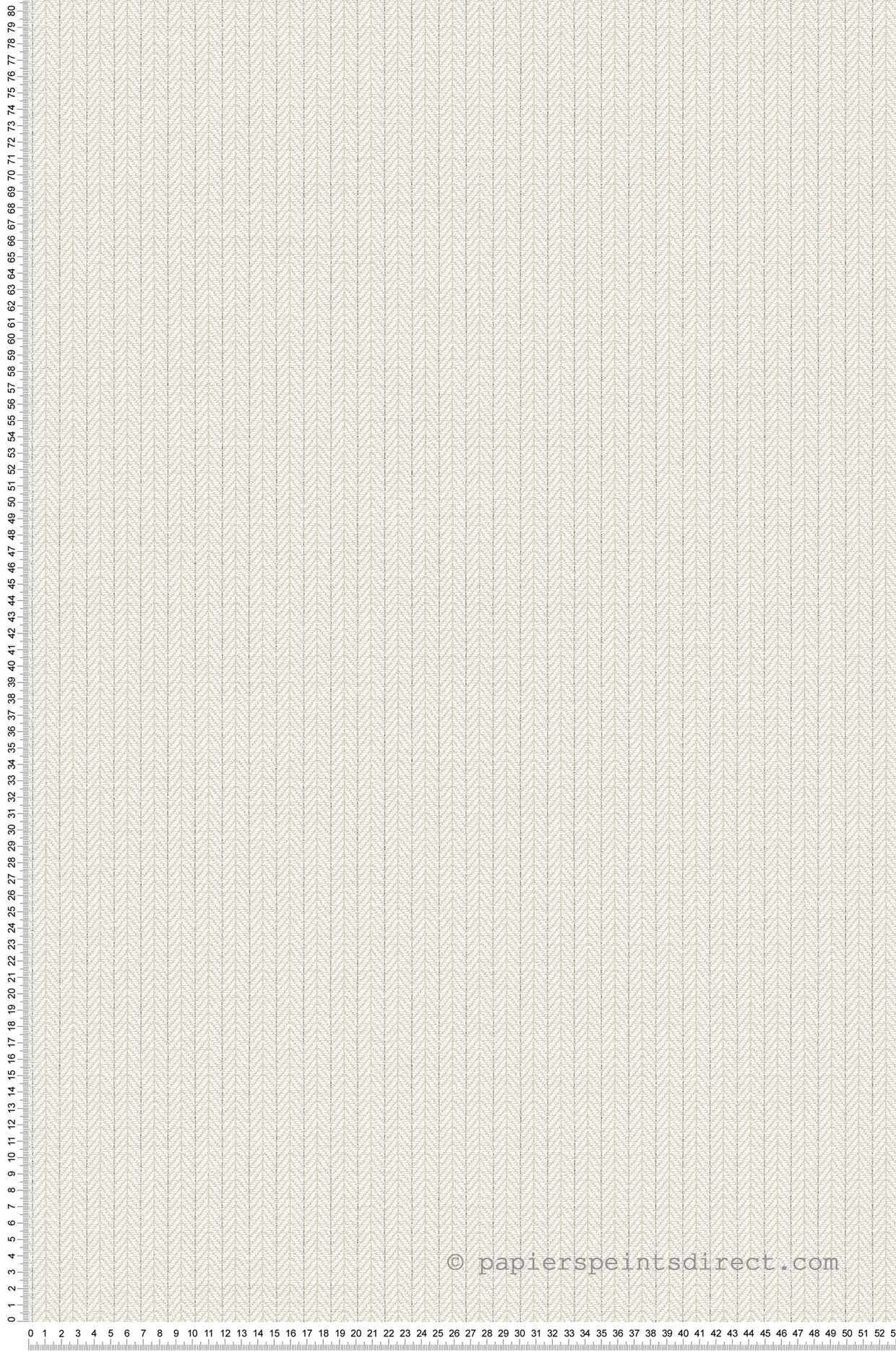 Papier peint Chevron Texturé Owen blanc cassé - Carnaby Street de Casadéco | Réf. CARN200536850