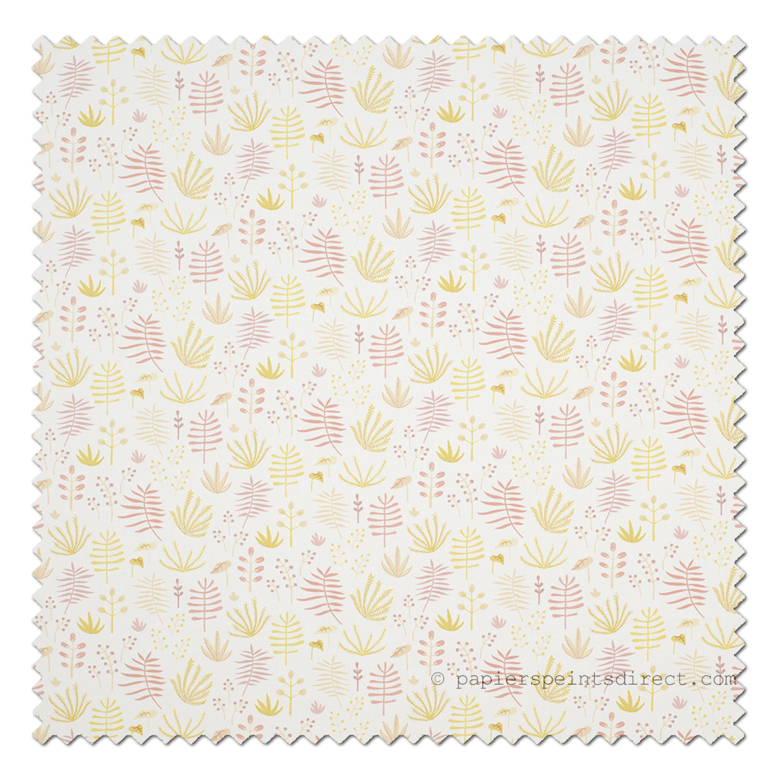 Tissu enfant Jungle All over parme - Happy Dreams de Casadéco | Réf. HPDM83405230