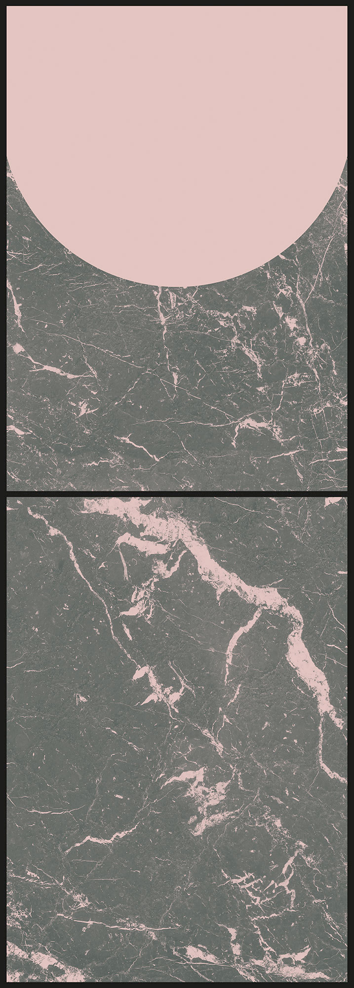 Papier peint panoramique Marbre Medium - Papier Peint Komar Bauhaus