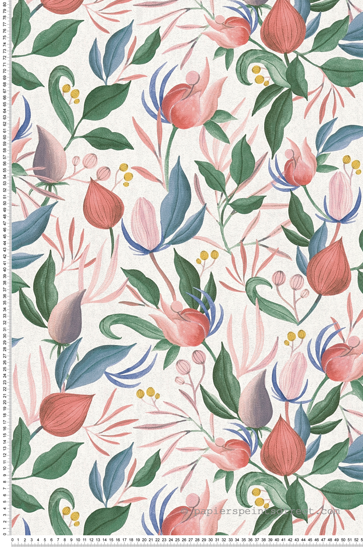 Papier peint Floral Still Bloom rose - Cosmoliving d'A.S. Création | Réf. AS-790625