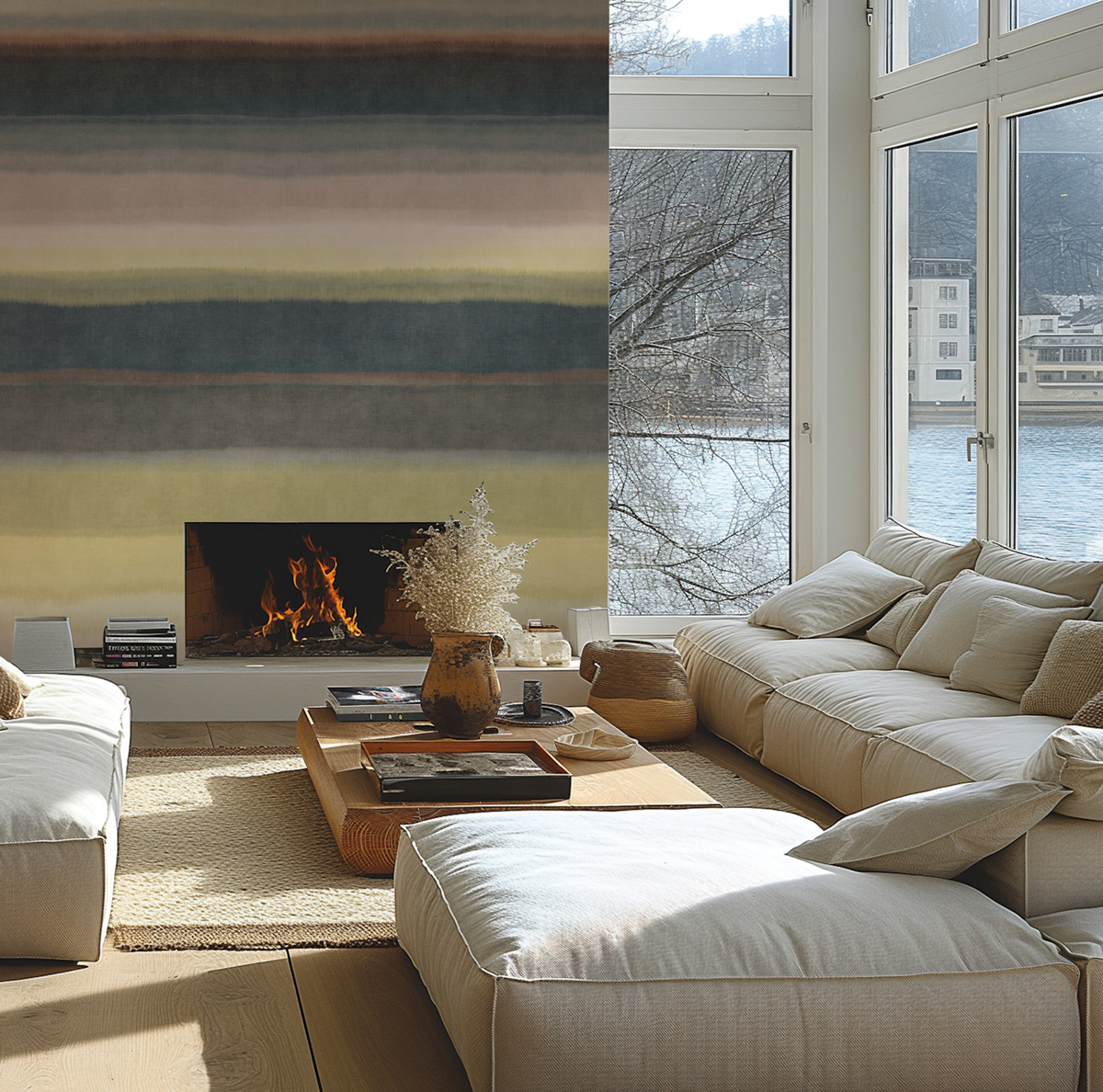 Papier peint panoramique Dégradé Multed Stripes - Metropolitan Stories 4 Hot Spots d'A.S. Création AMB1| Réf. AS-790153