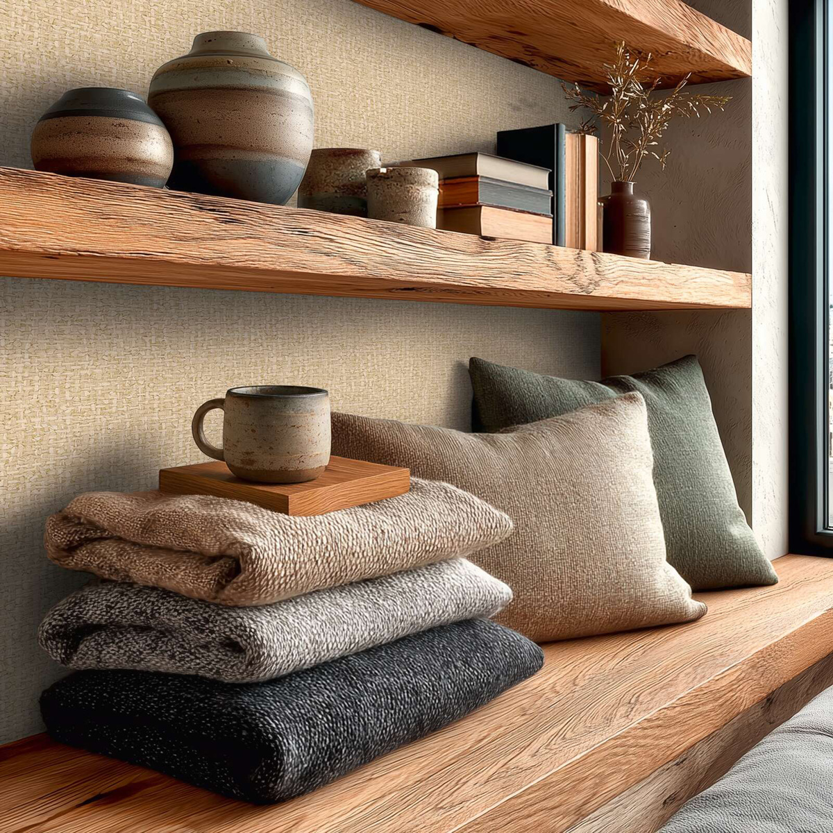 Papier peint Paille Tressée beige doré - Vibes & Styles d'A.S. Création AMB4| Réf. AS-791126