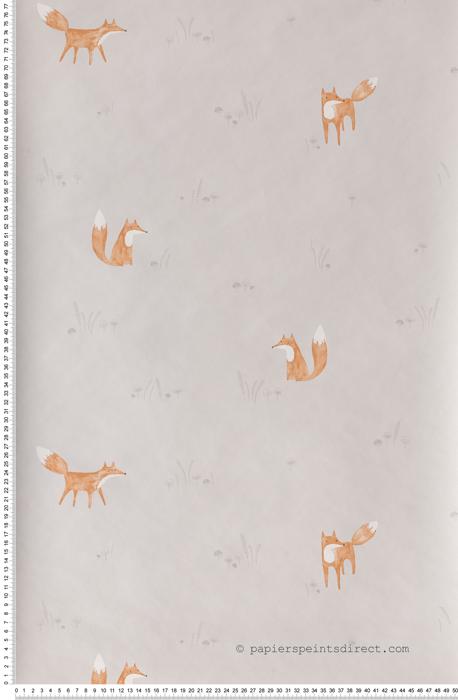 Renard gris - My Little World de Casadéco