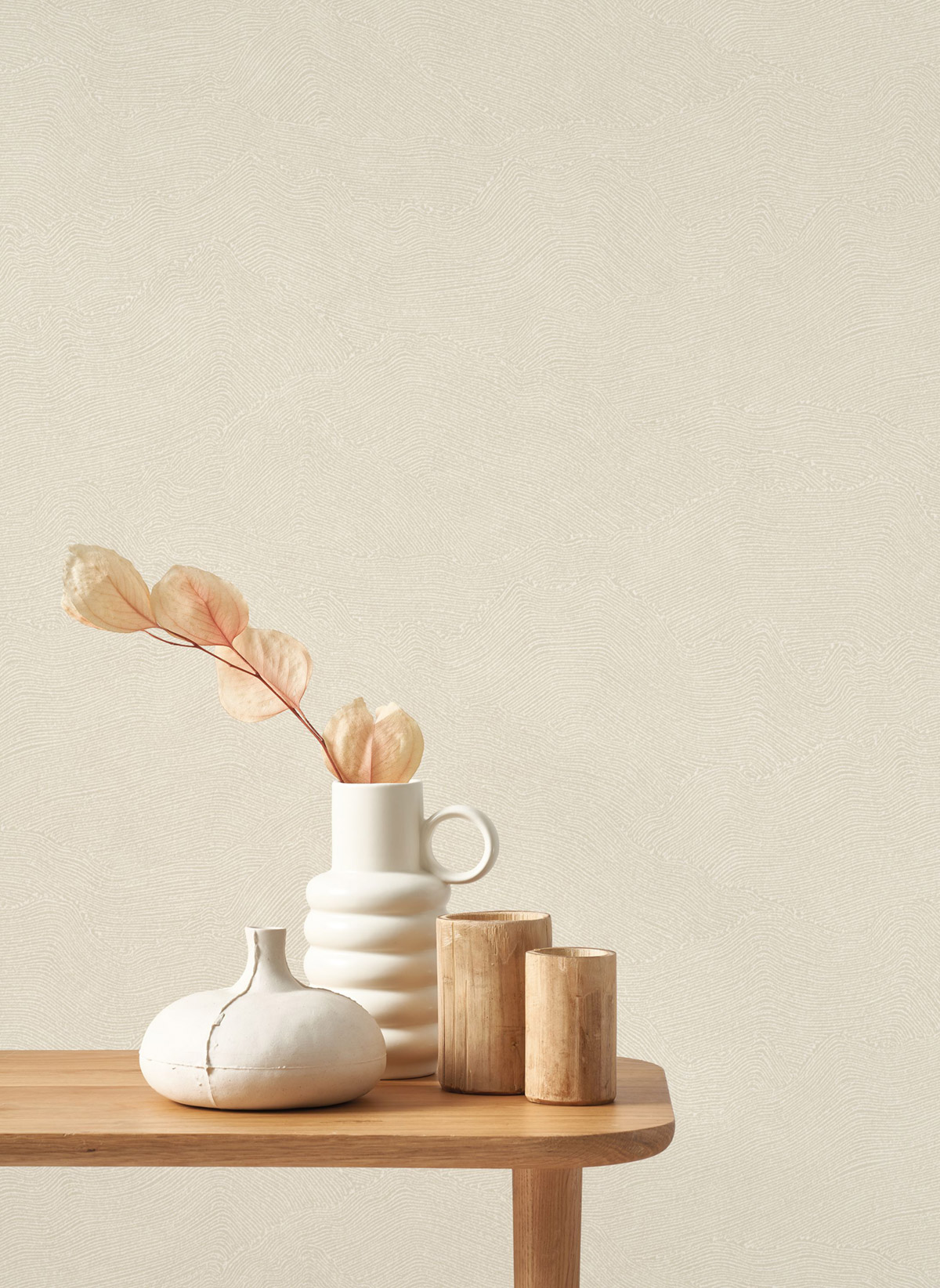 Papier peint Vague Côte Opale beige sable - Seaside de Casadéco | Réf. SEAS201491414