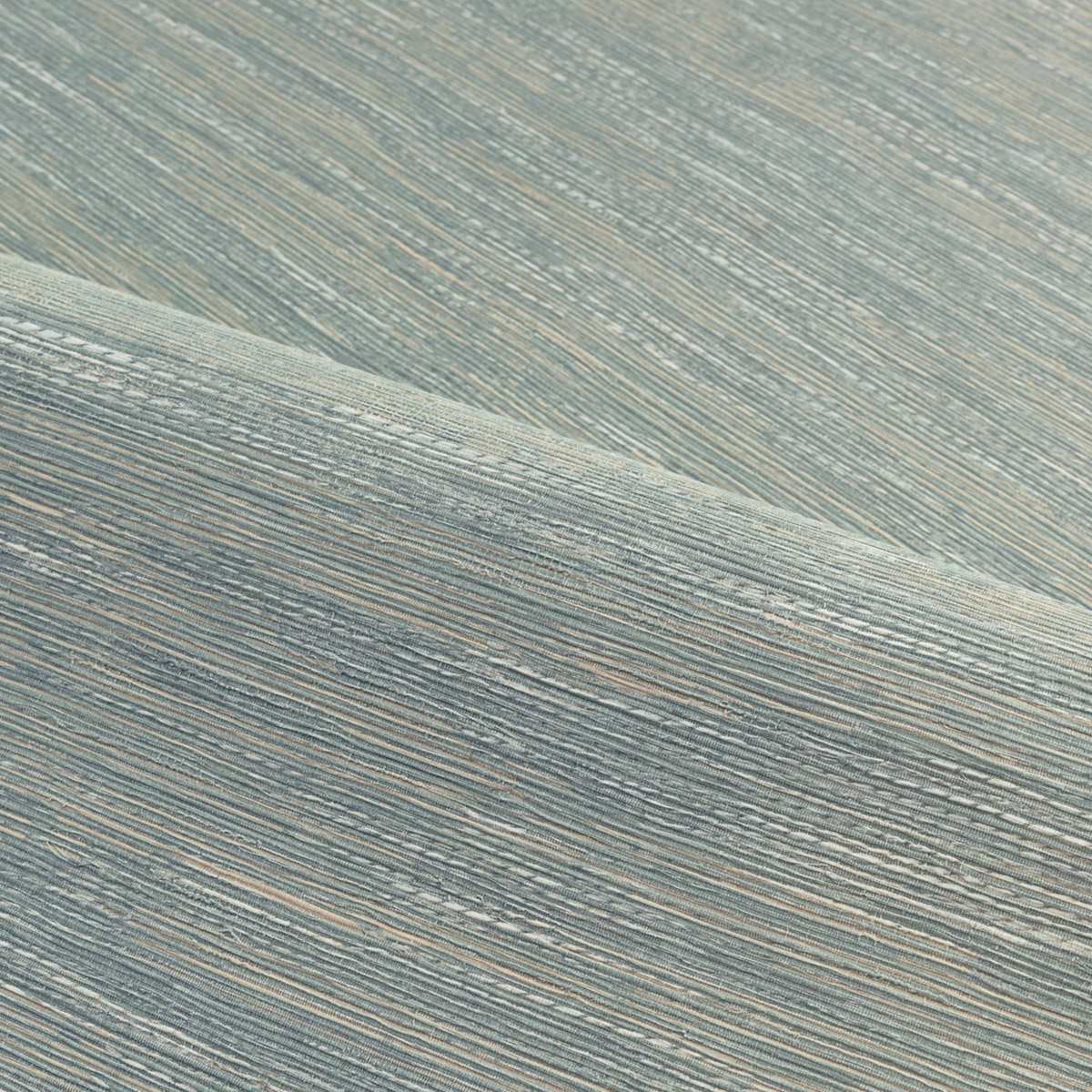 Papier peint Faux Uni Tissage Tatami bleu gris - Le Jacquard de Casamance | Réf. CAS-C75345610