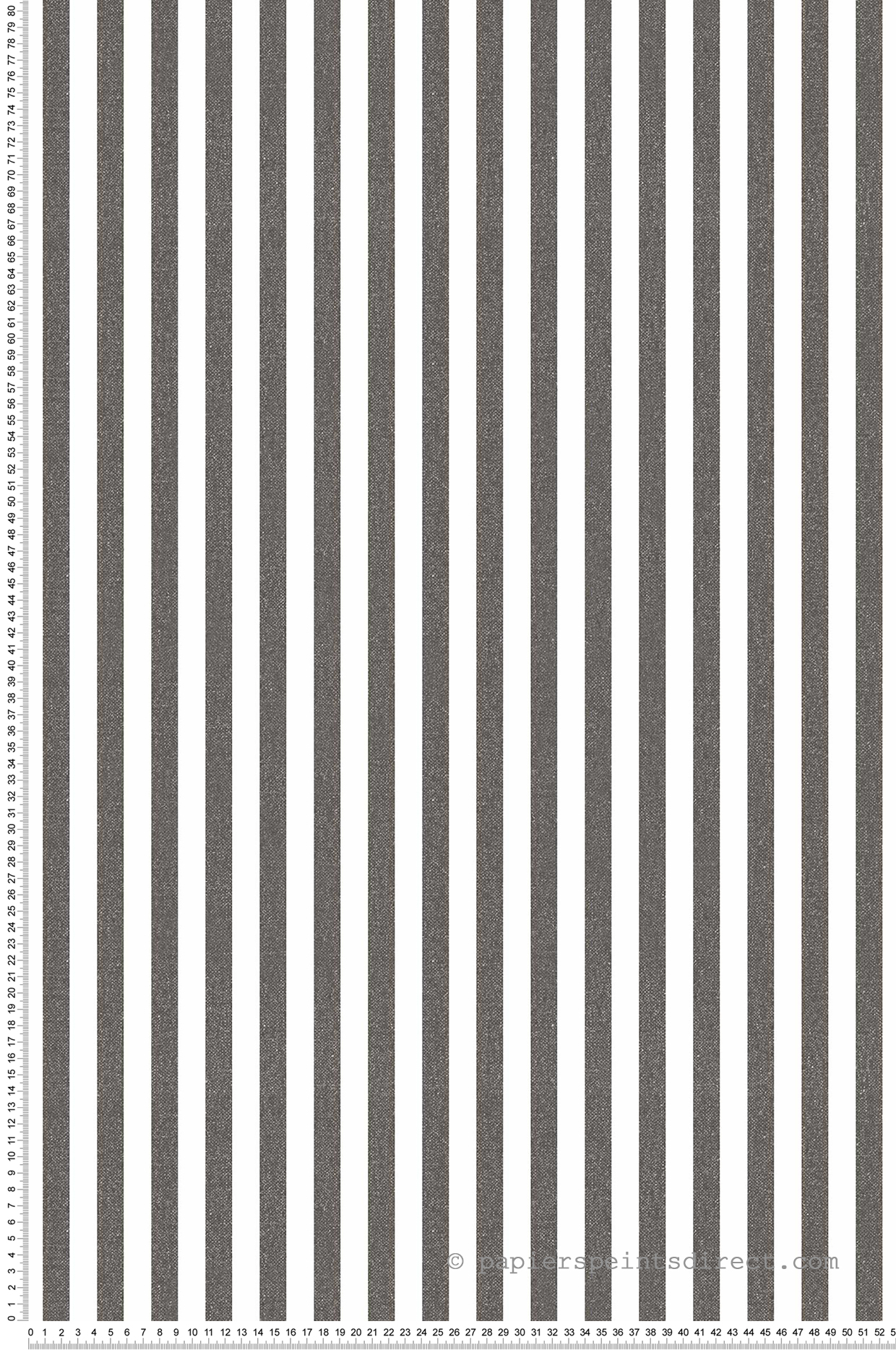 Papier peint Rayures Lin Classique noir et blanc - Stripes & Checks de Montecolino | Réf. MC-ST38439