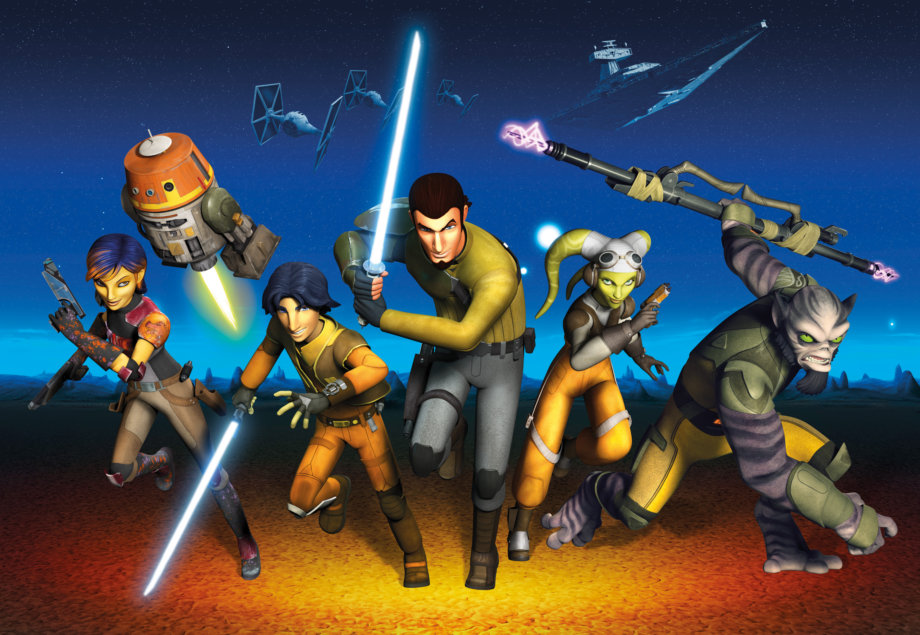 Star Wars Rebels Run - panoramique Komar