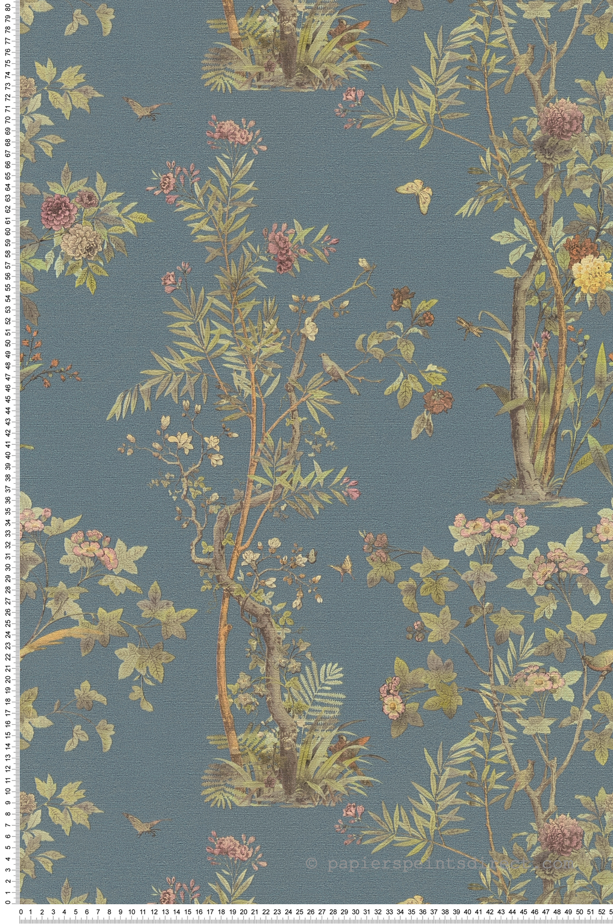 Papier peint Arbre Botanique bleu - History of Art 2 d'AS Création | Réf. AS-790434