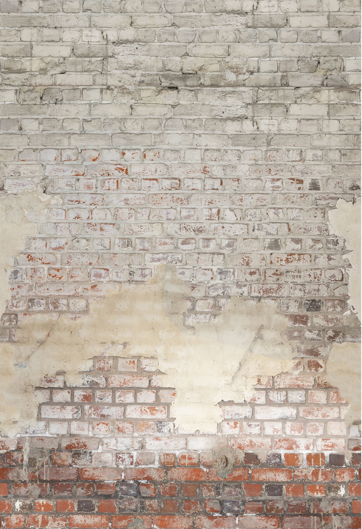 Papier peint panoramique Mur en Brique taupe L 212 X 310 - Reliefs de Casélio | Réf. RLF106251027