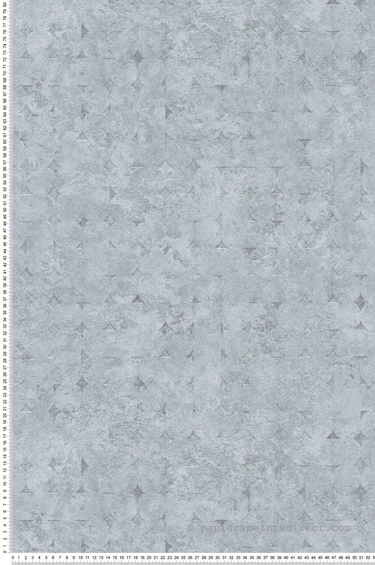 Papier peint Mosaîque Arrondie bleu gris argenté - Stories of Life d'A.S. Création | Réf. AS-396561