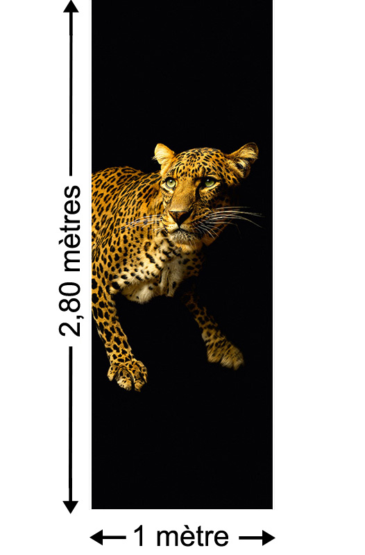 Leopard - Papier peint lé unique