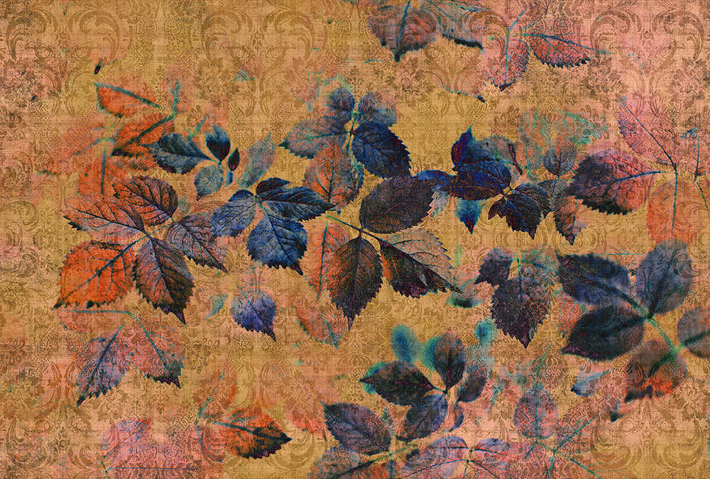 Papier peint panoramique Feuilles Indian Summer2 - Référence DD114097 - Intissé 200g/m2 - Standard 400 x 270