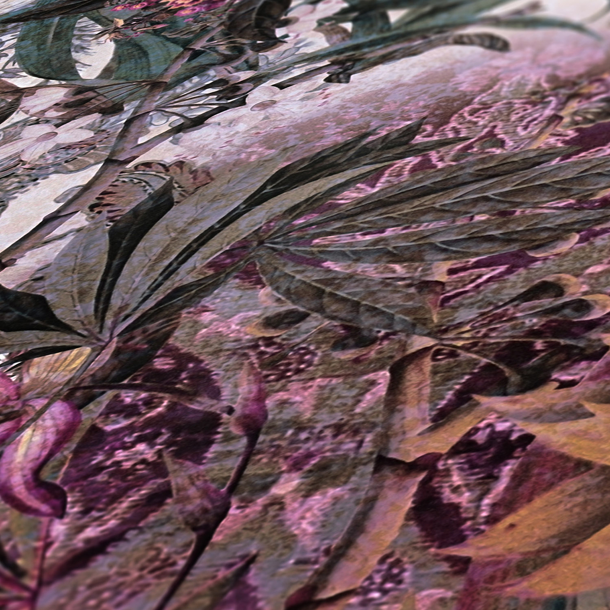 Papier peint Fleur Vintage rose et violet - Dream Flowery de Architects Paper | AMB Réf. 38177-5