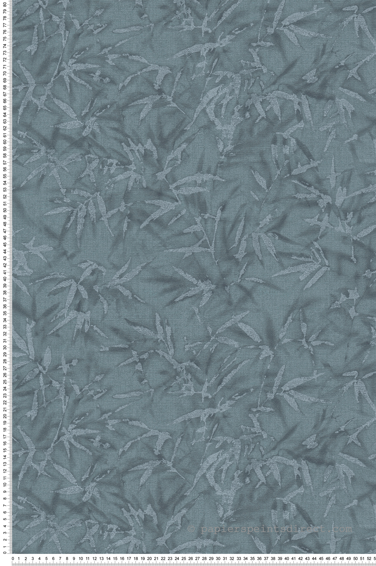 Papier peint Feuillage Bambou bleu gris argenté - History of Art 2 d'AS Création | Réf. AS-790466