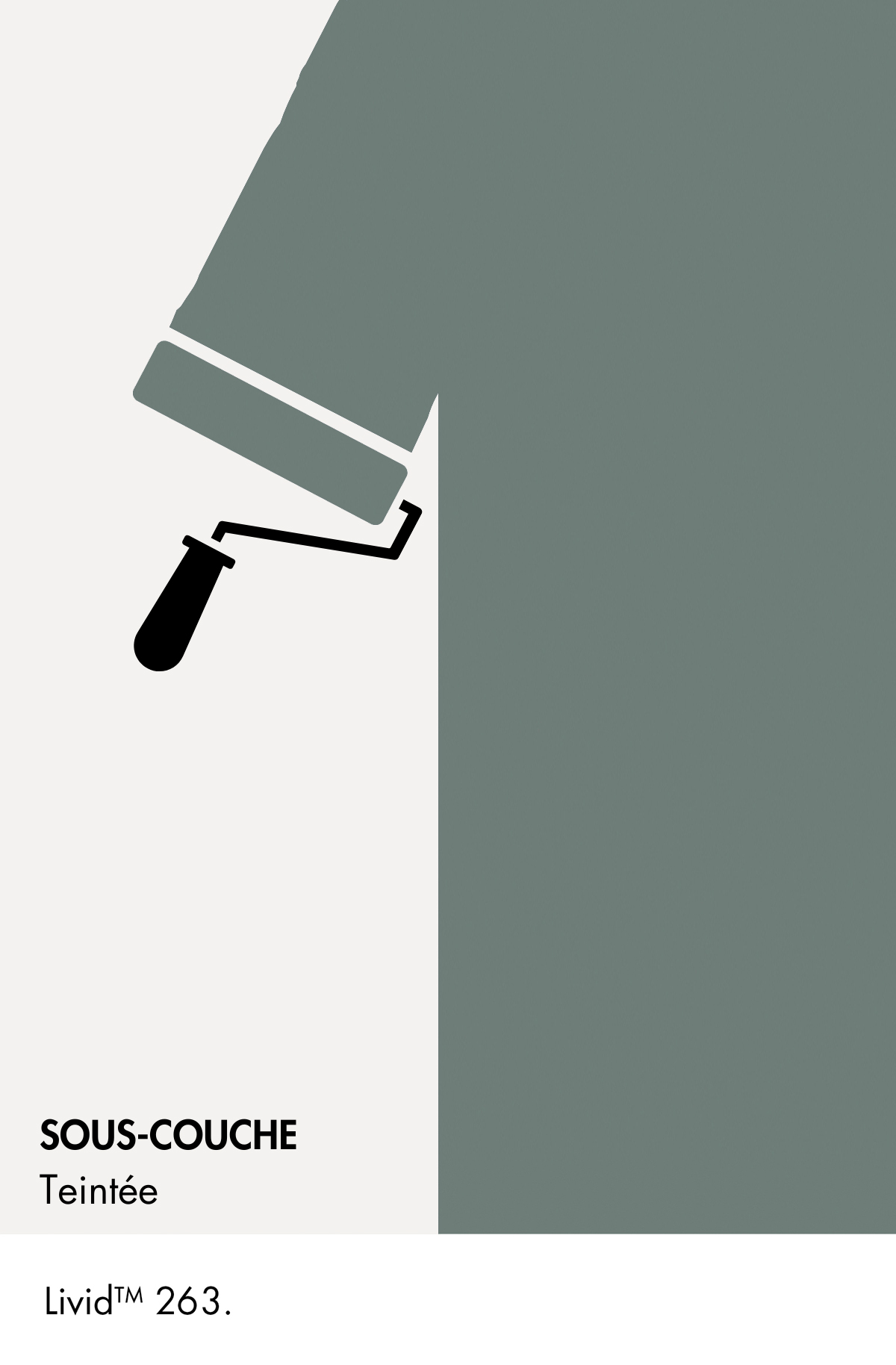 Sous-couche teintée Livid n°263 Intelligent ASP (All Surface Primer) 1 litre