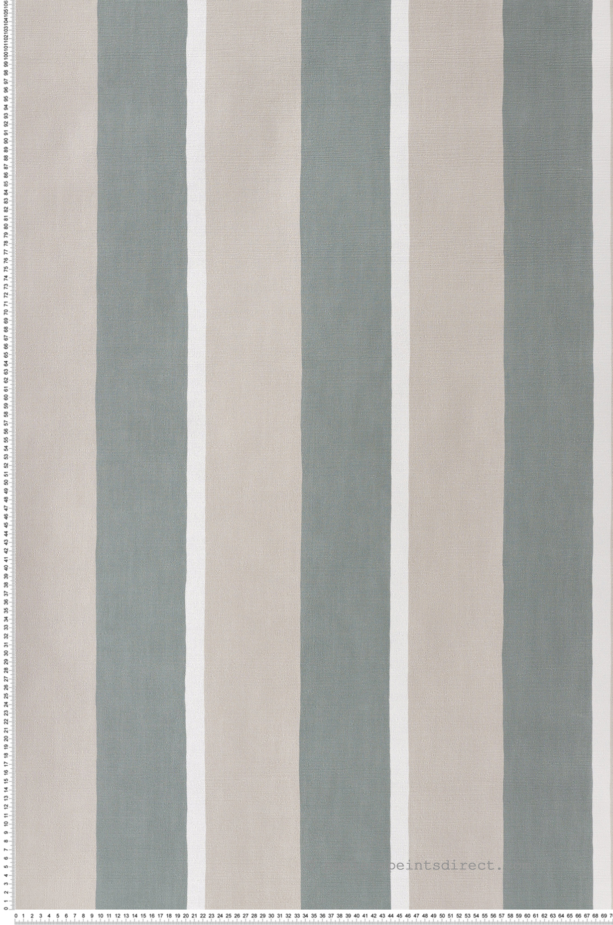 Papier peint Rayures Sinopia grège vert de gris - La Chaux de Casamance | Réf. CAS-76040202