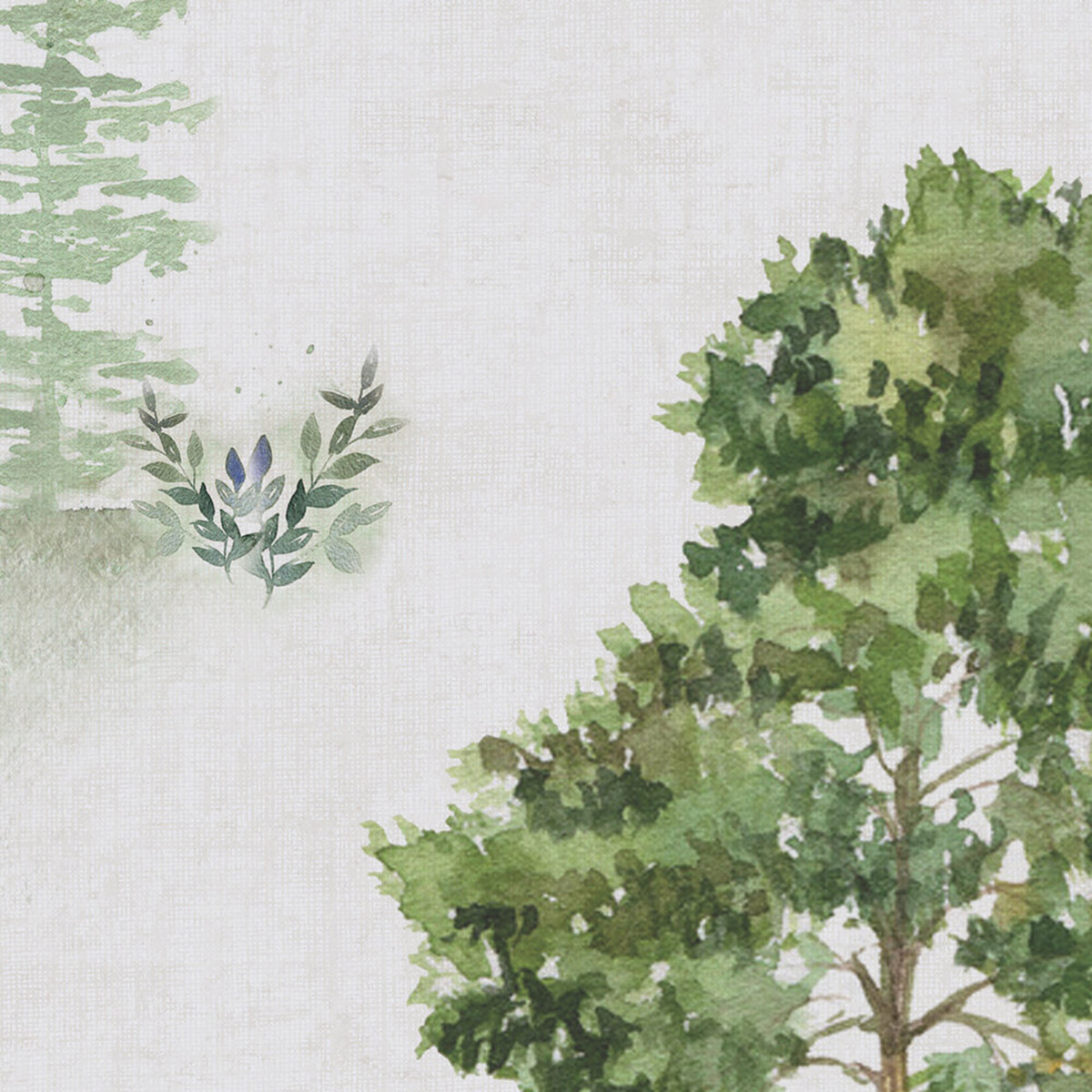 Papier peint Animaux de la Forêt naturel - Lilly & Luis d'A.S. Création AMB6 | Réf. AS-771721