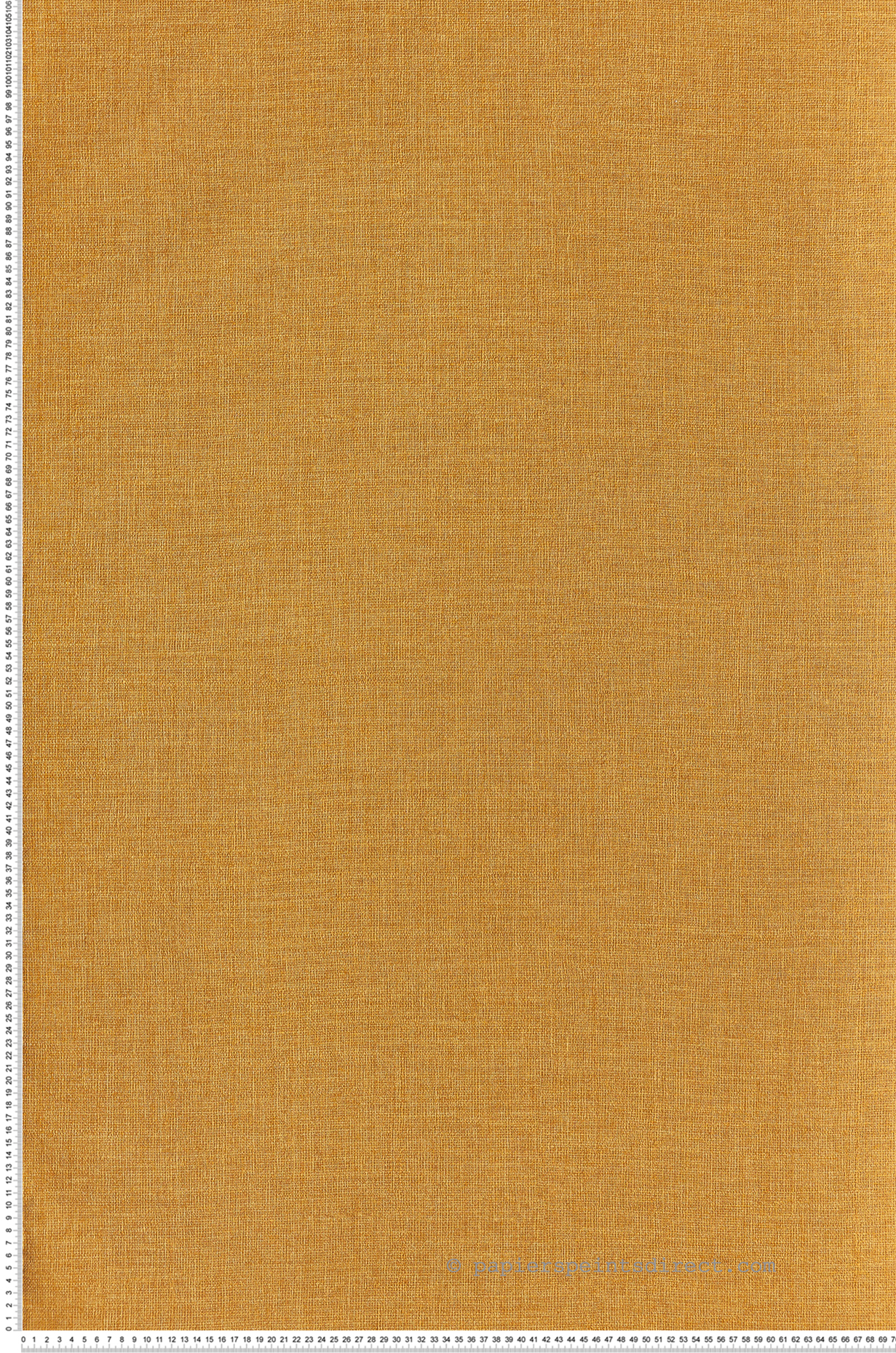 Papier peint Uni Jute Lienzo jaune curry - Casa Azul de Casamance | Réf. CAS-76333160