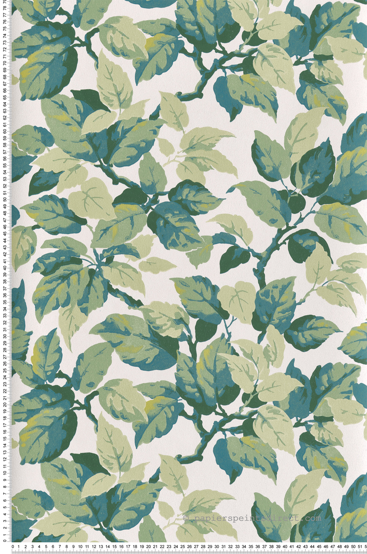 Papier peint Feuillage Canopy vert - Beaux Arts de Lutèce | Réf. LTC-M1804