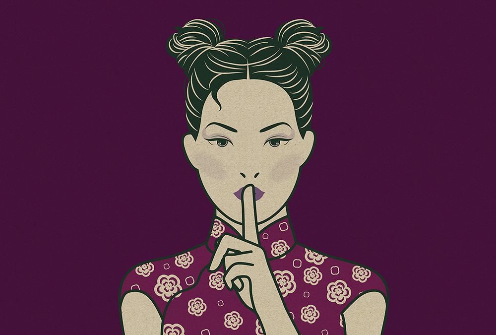 Papier peint panoramique Portrait d'Asie Himari 3 - Référence DD113797 - Intissé 200g/m2 - Standard 400 x 270