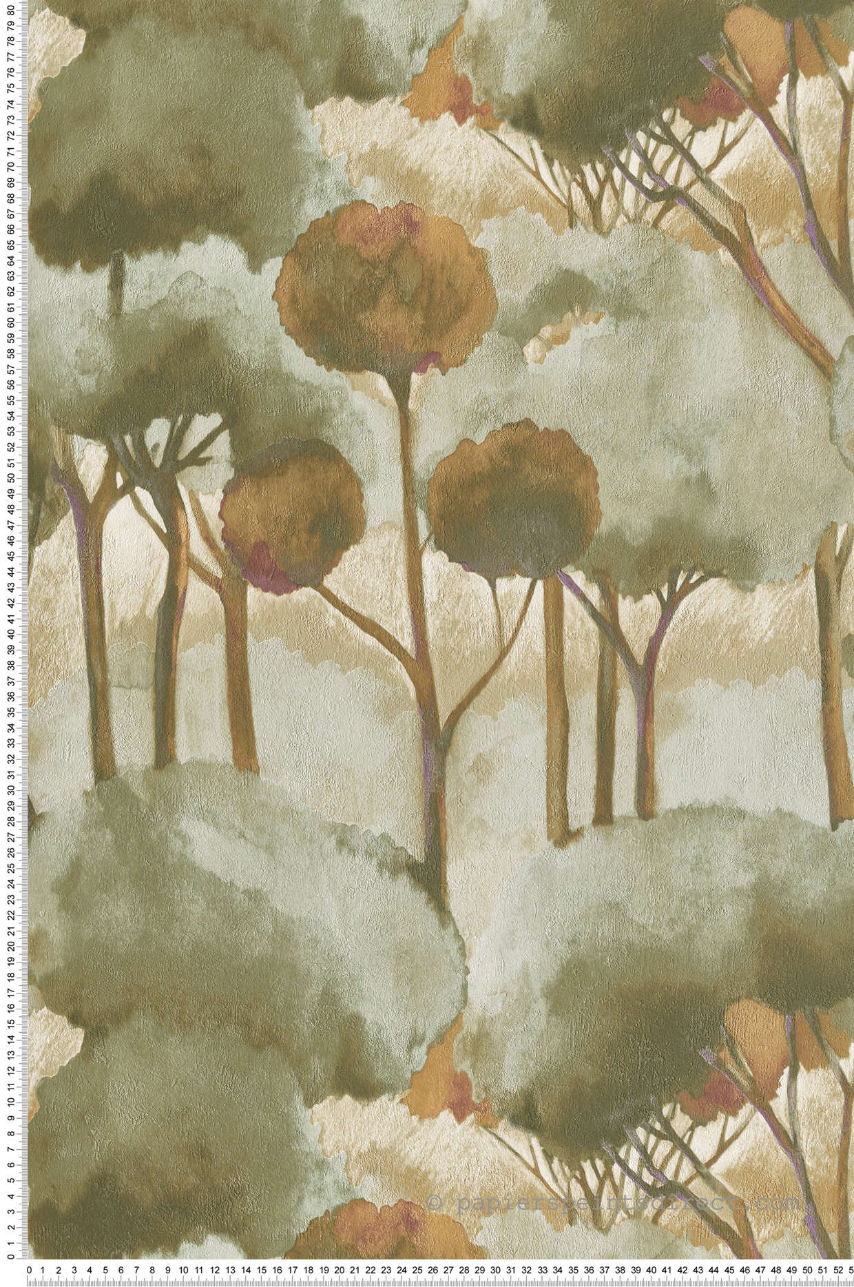 Papier peint Forêt des Landes vert - Sentier des Dunes de Casadéco | Réf. SENT200927530