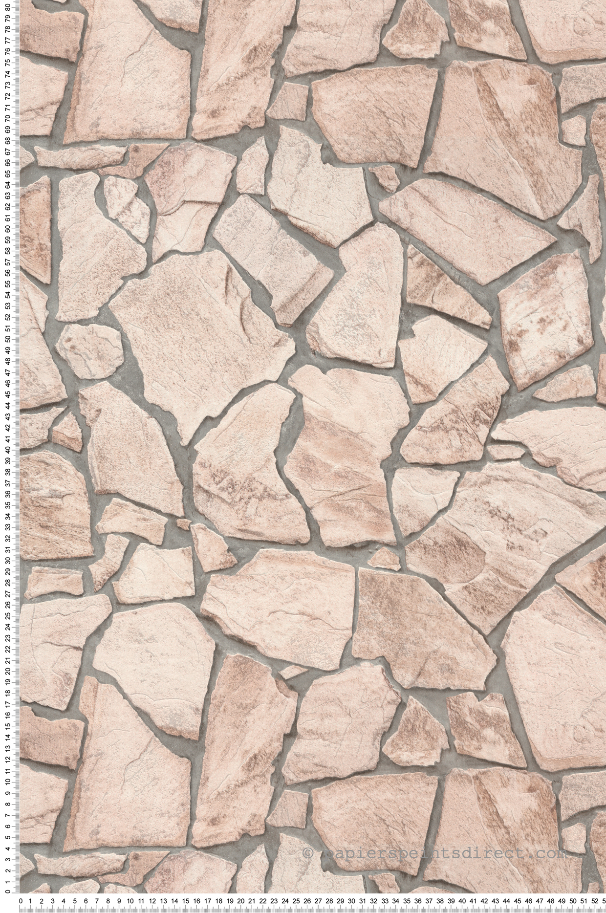 Papier peint Dalles Pierre beige rosé - Elements 2 d'A.S. Création | Réf. AS-927323