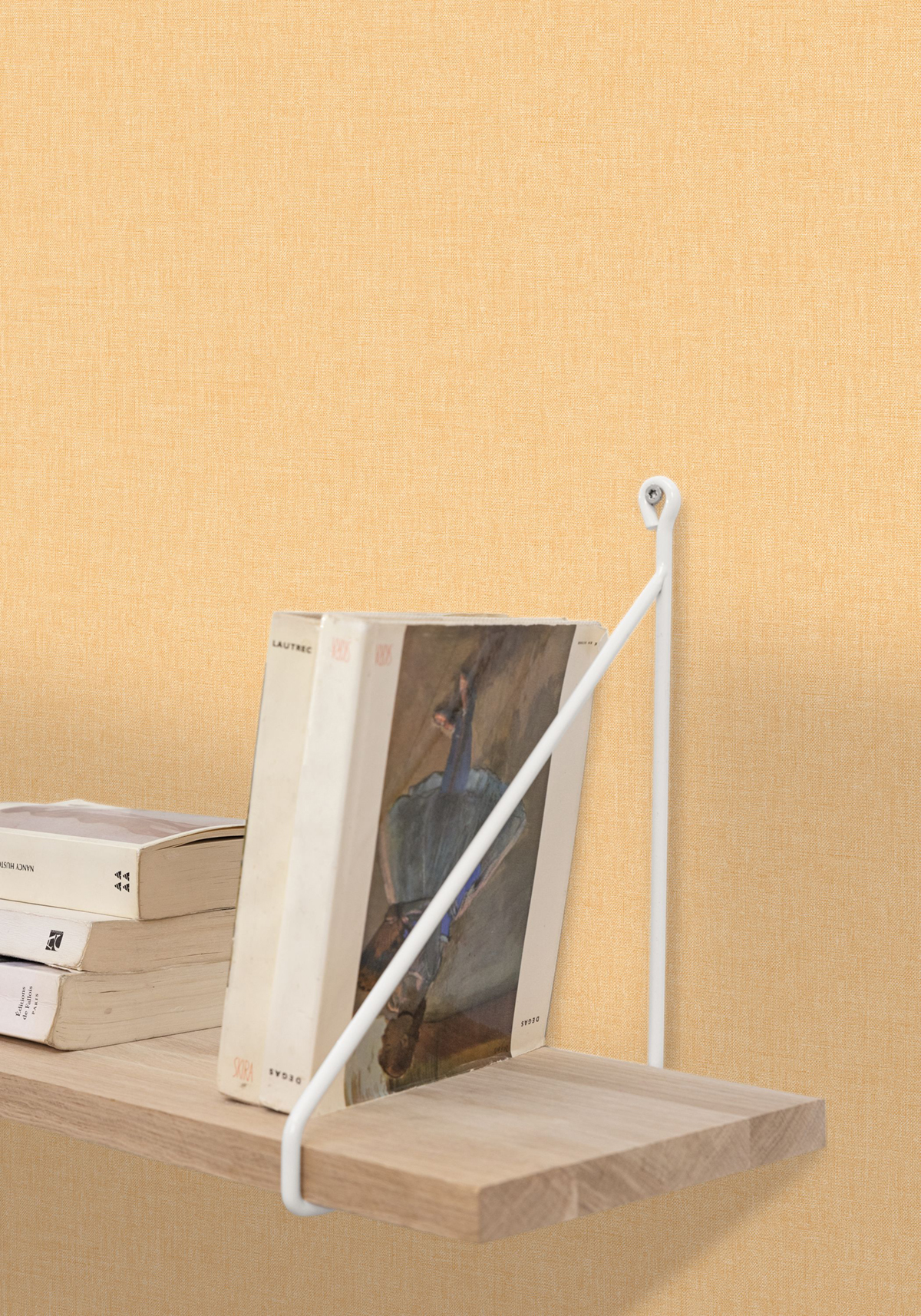 Papier peint Uni Toile orange chiné - XXL de Casélio | Réf. XXL68523115