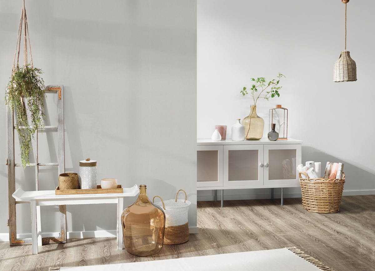 Papier peint Uni Toile gris ficelle - Pure Elegance d'A.S. Création | Réf. AS-293015