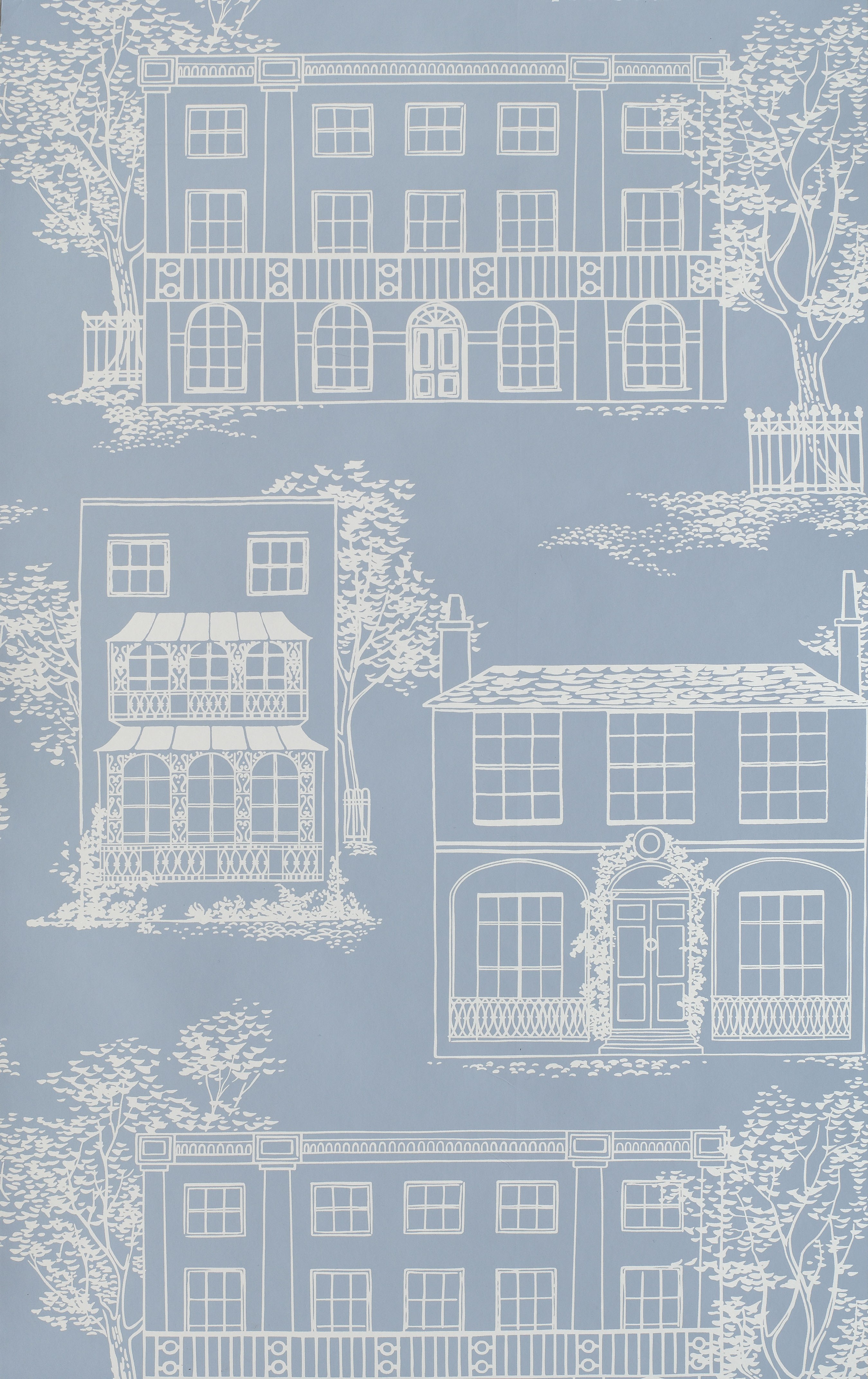 Papier peint 50' s Line Papers par the Little Greene, référence : 272HAJAMES