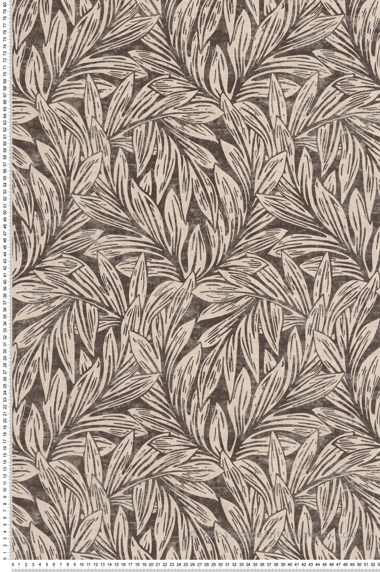 Papier peint Feuillage Danube charbon - Vienne de Casadéco | Réf. VIEN87371730