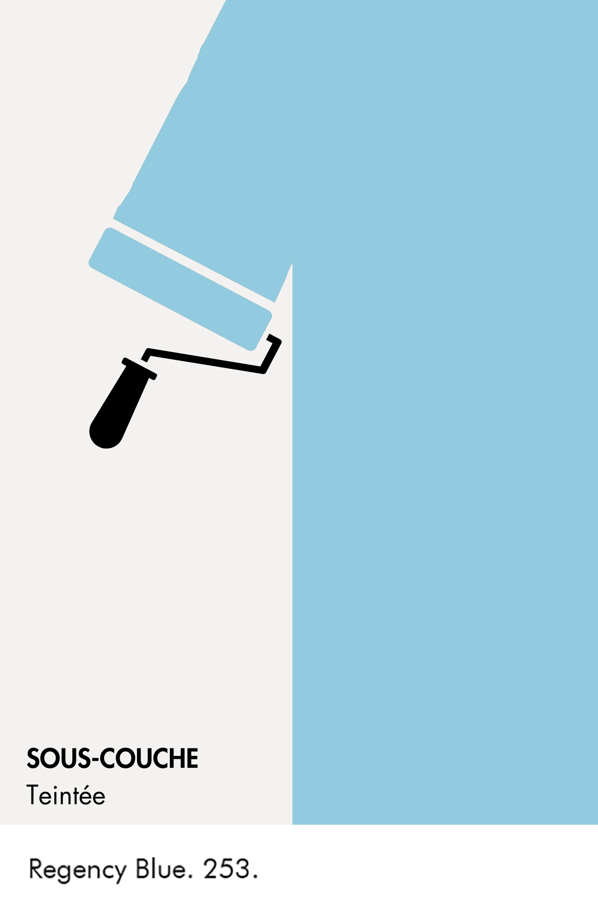 Sous-couche teintée Regency Blue n°253 Intelligent ASP (All Surface Primer) 1 litre