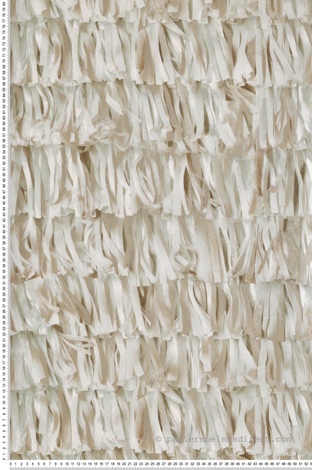 Papier peint Assemblage Frange vert - Pearl de Montecolino | Réf. MC-65312