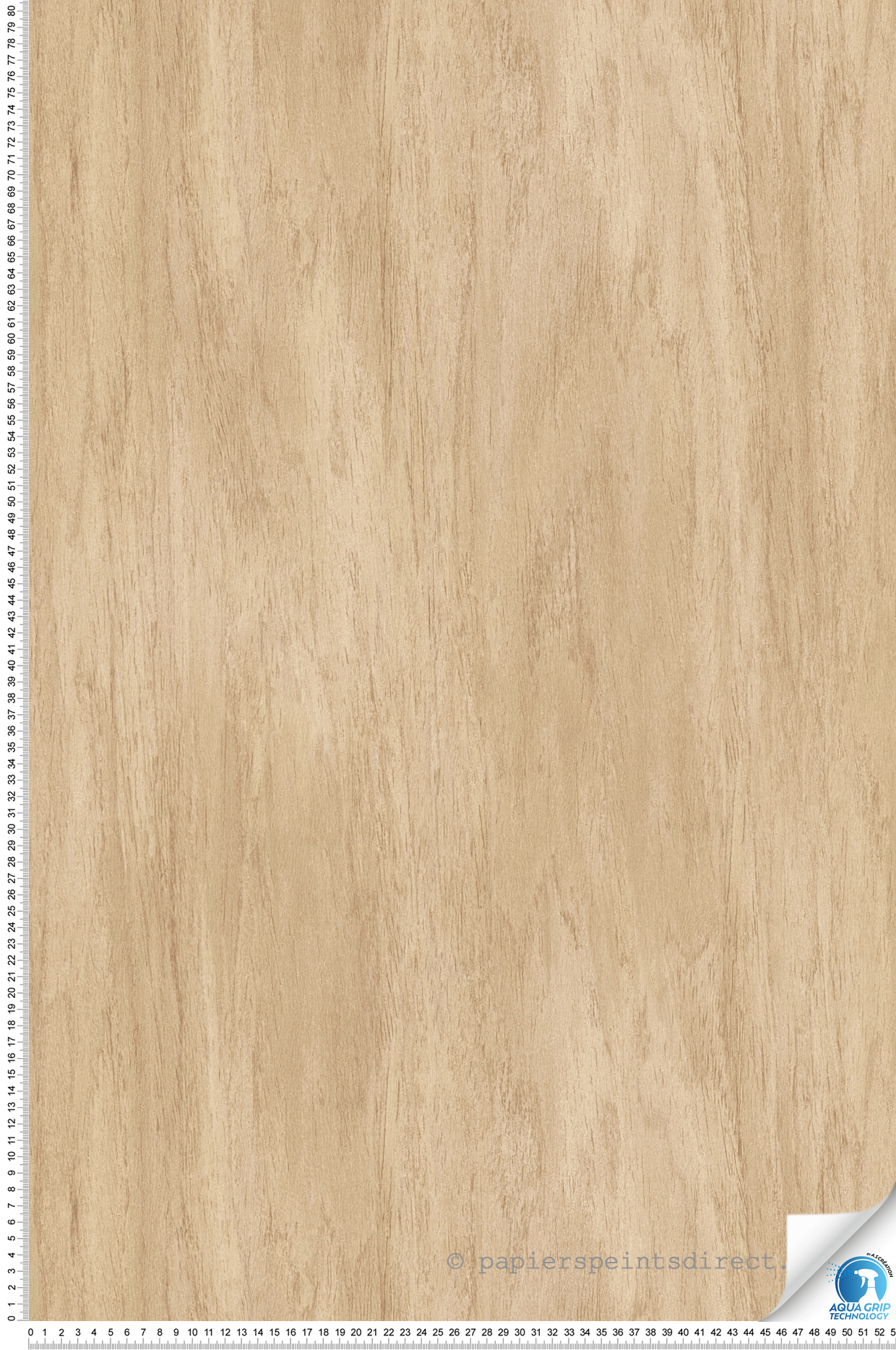 Papier peint préencollé Bois Veinage beige foncé - Designdrop d'A.S. Création | Réf. AS-784901