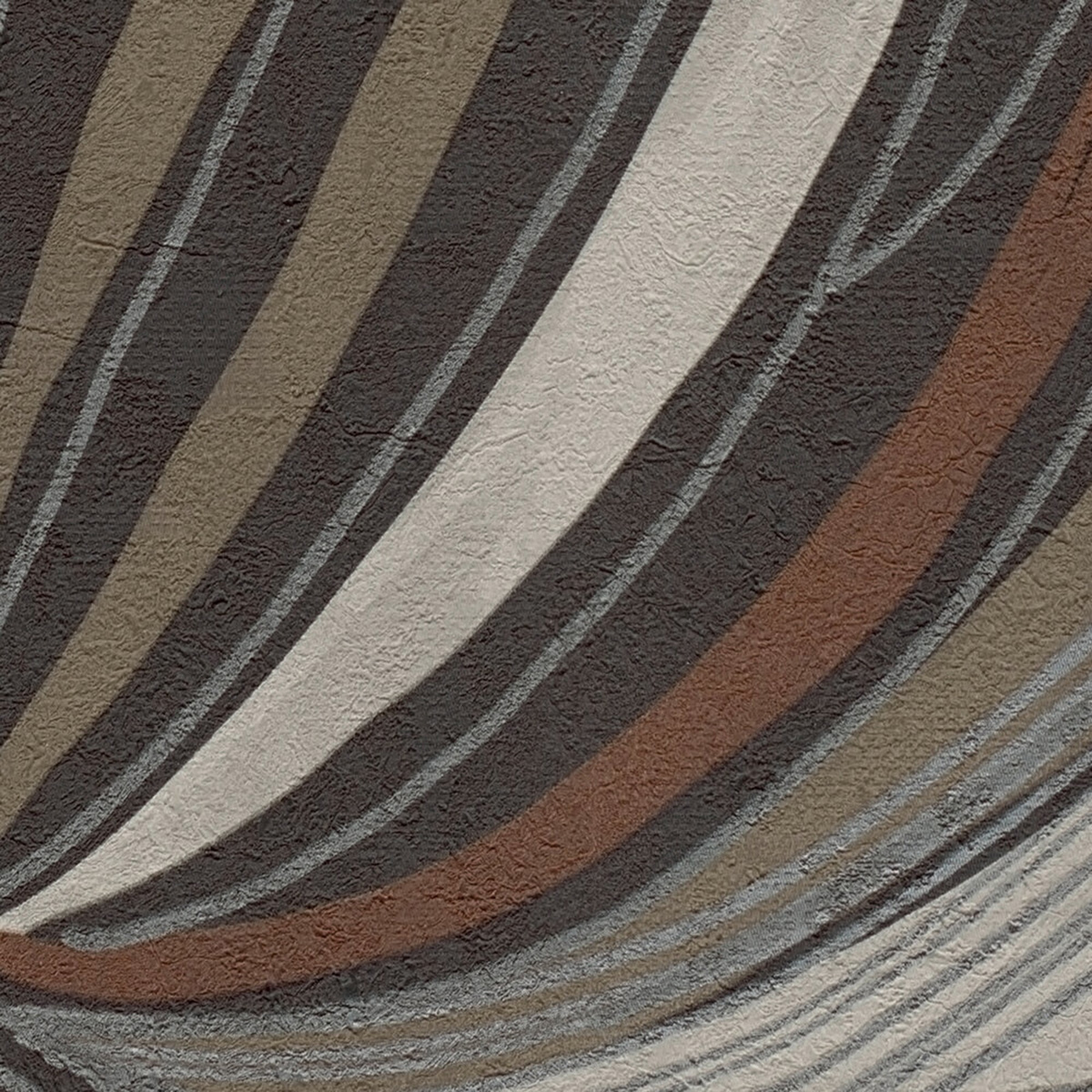 Papier peint Feuille Vague marron argenté - Metropolitan Stories 4 Hot Spots d'A.S. Création AMB5| Réf. AS-786553