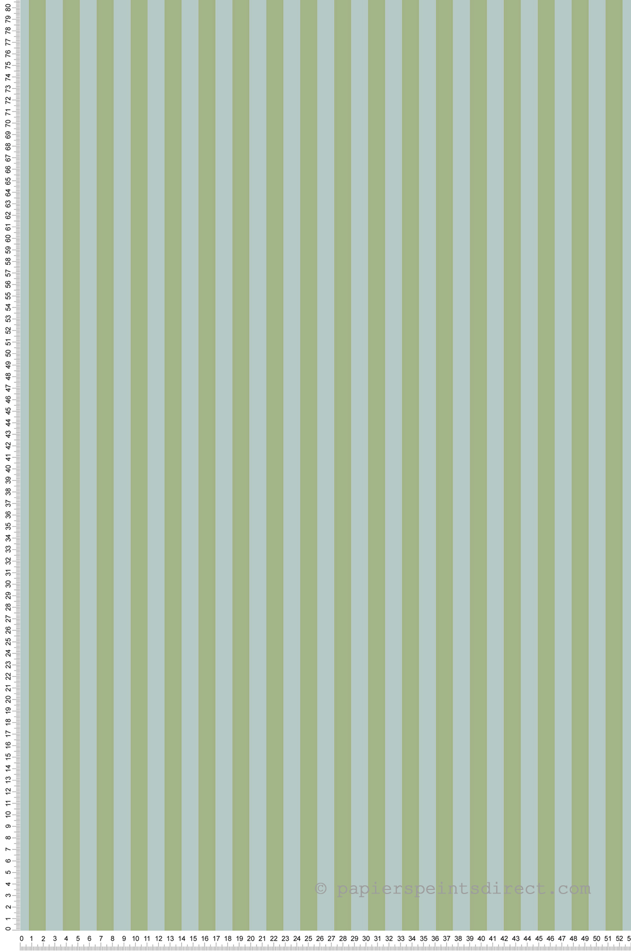 Papier peint Fine Rayure Marshmallow bleu vert - Happy Kids Club de Casélio | Réf. HKC107694527