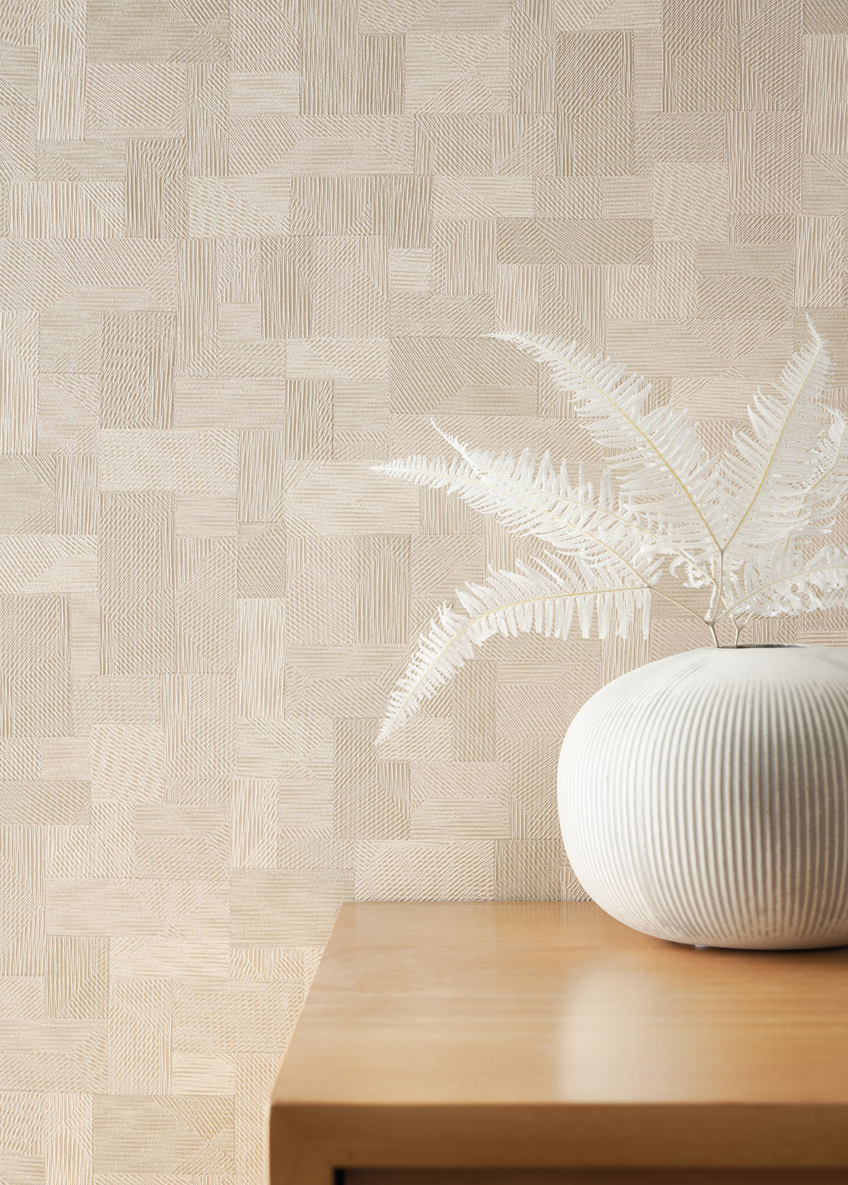 Papier peint Scandinave Géométrique grège - Woods de Casadéco | AMB Réf. WOOD86071409