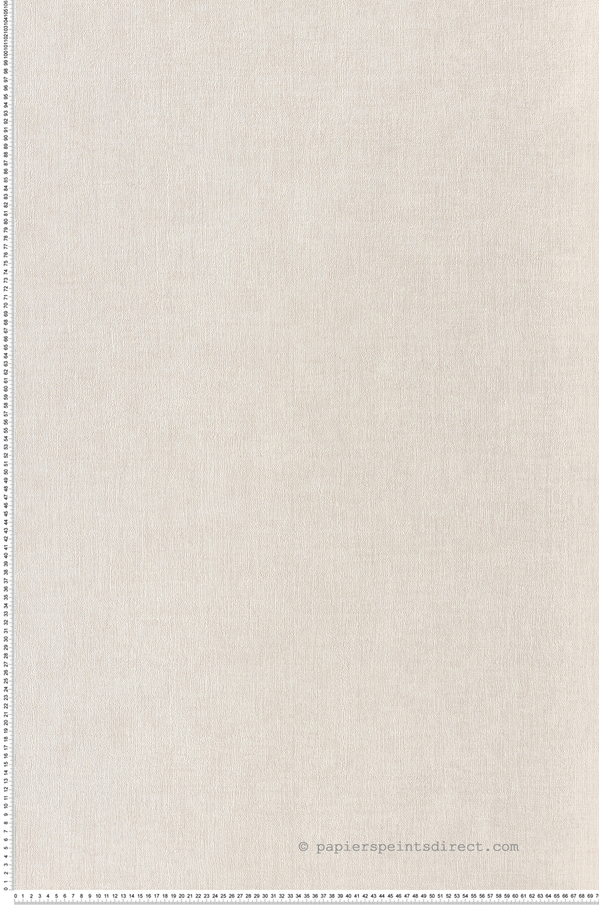 Papier peint Faux Uni Diola ivoire - Karabane de Casamance | Réf. CAS-75150100